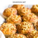 Muffins on a cooling rack.