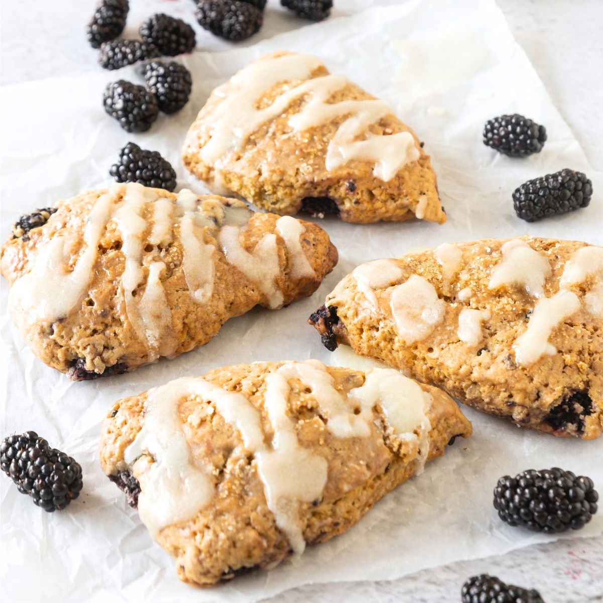 Gluten-Free Blackberry Scones (Dairy-Free)