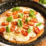 Easy Caprese Pizza (Gluten-Free, Vegan)