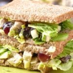 Gluten-free chicken salad sandwich