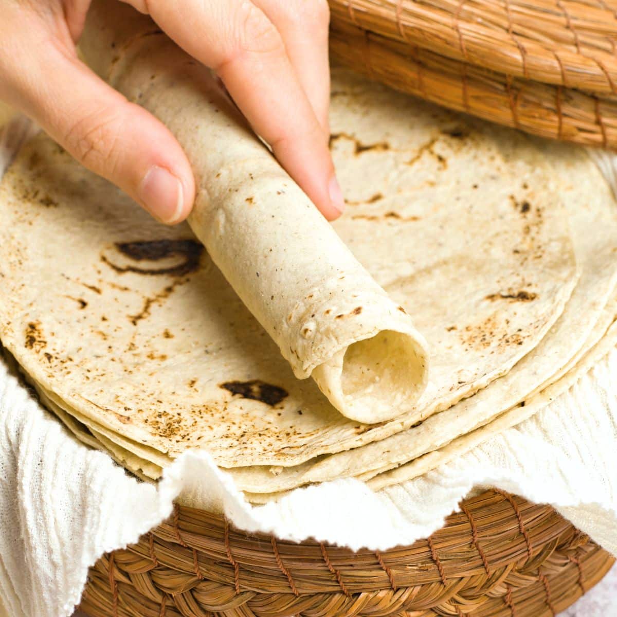 Soft Gluten-Free Corn Tortillas (Dairy-Free, Vegan)