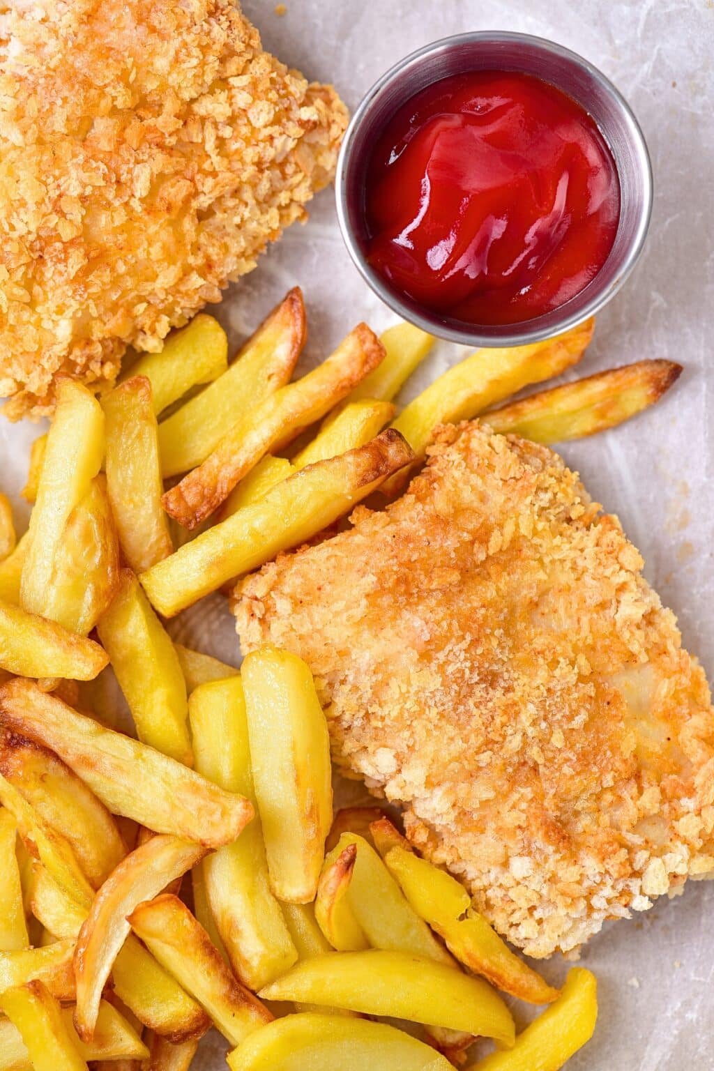 Crispy GlutenFree Fish and Chips (DairyFree) Dish by Dish