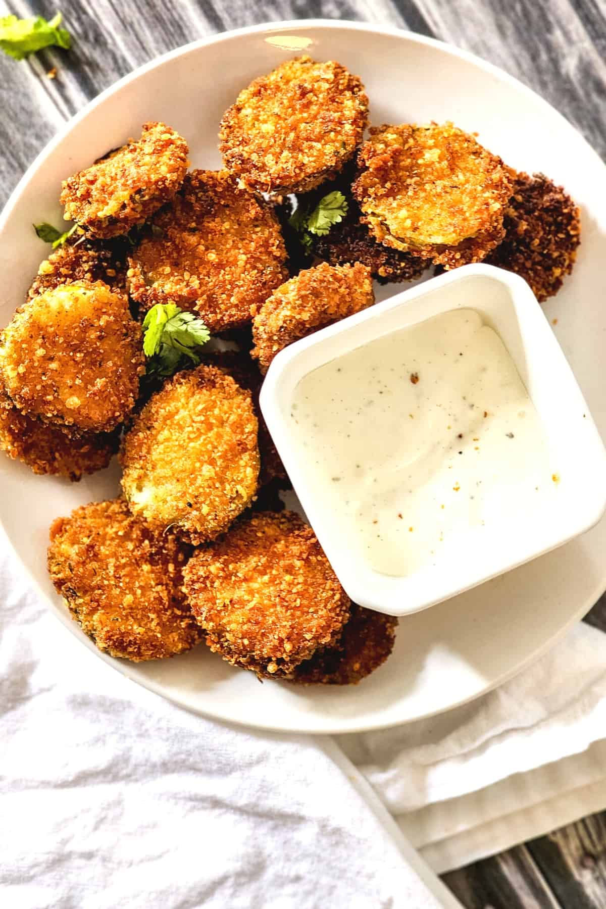 Crispy GlutenFree Fried Pickles (DairyFree) Dish by Dish