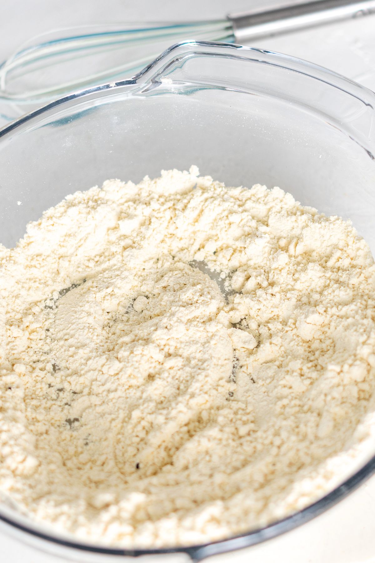 A bowl of flour mixture