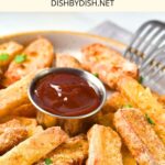 A plate of gluten-free halloumi fries