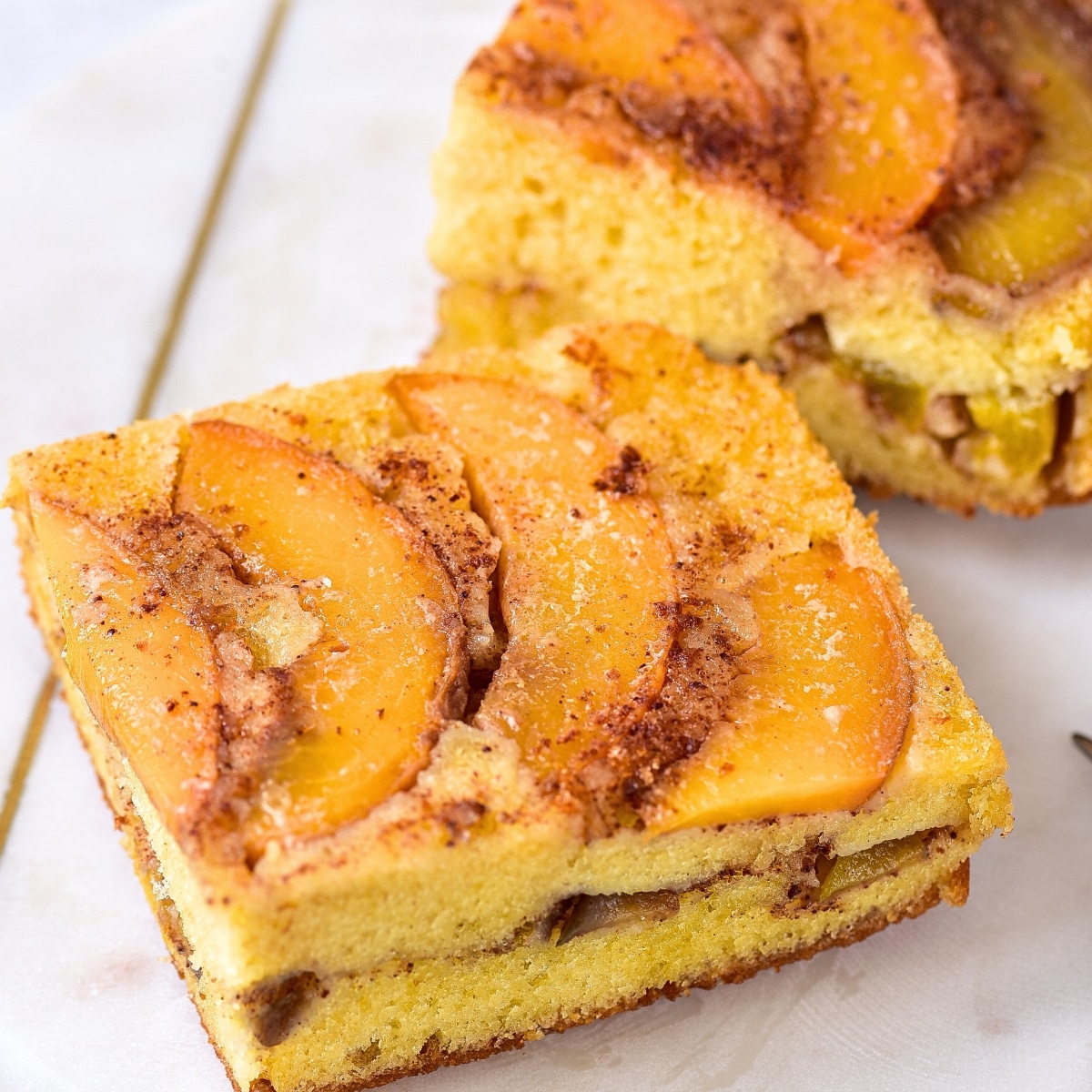 Gluten-Free Peach Upside Down Cake (Dairy-Free)