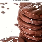 A stack of homemade peppermint patties