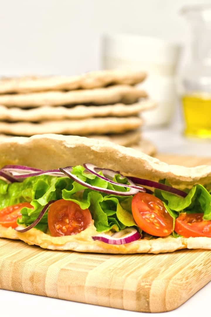 Gluten-Free Pita Bread Recipe (Dairy-Free, Vegan) - Dish by Dish