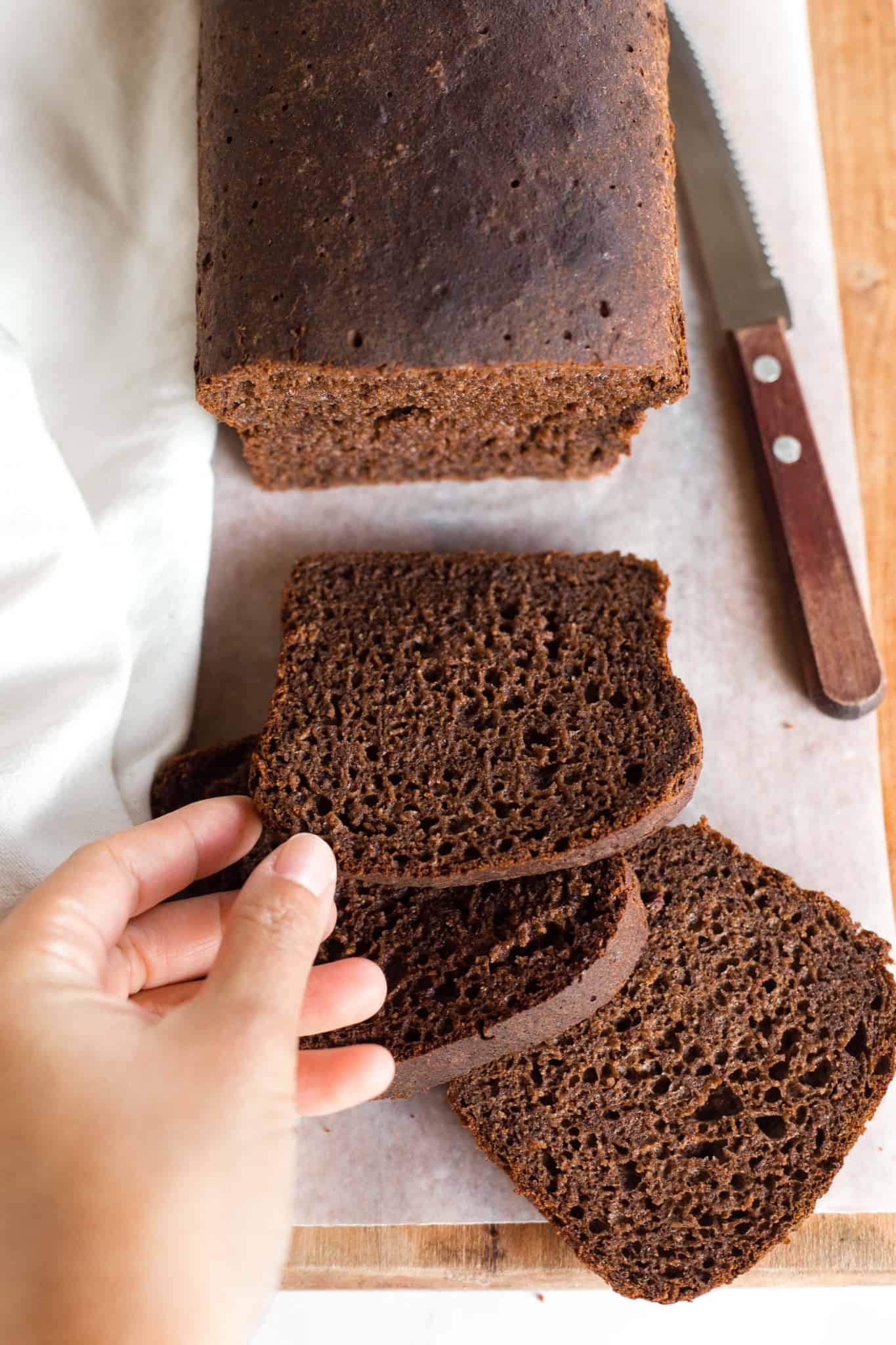 GlutenFree Pumpernickel Bread (DairyFree) Dish by Dish