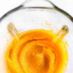 Pumpkin puree in high speed blender