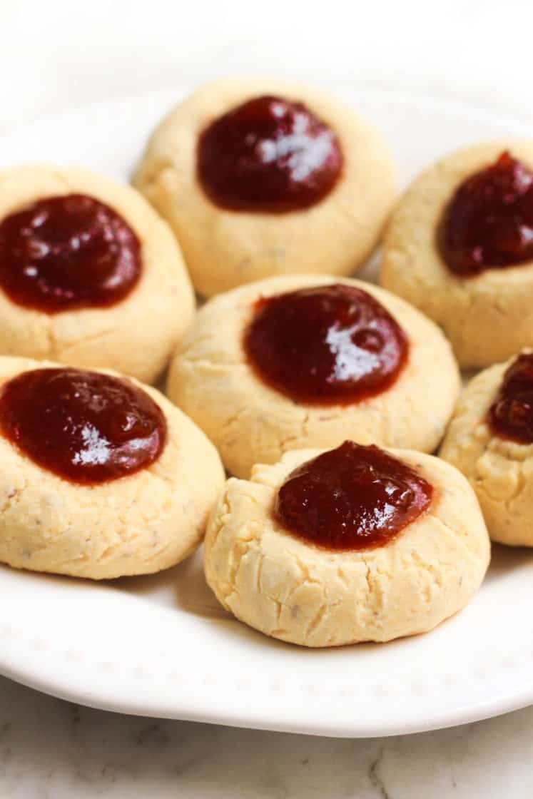 Gluten-Free Quince Jelly Thumbprint Cookies