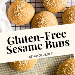 Low carb buns on baking sheet and wire rack