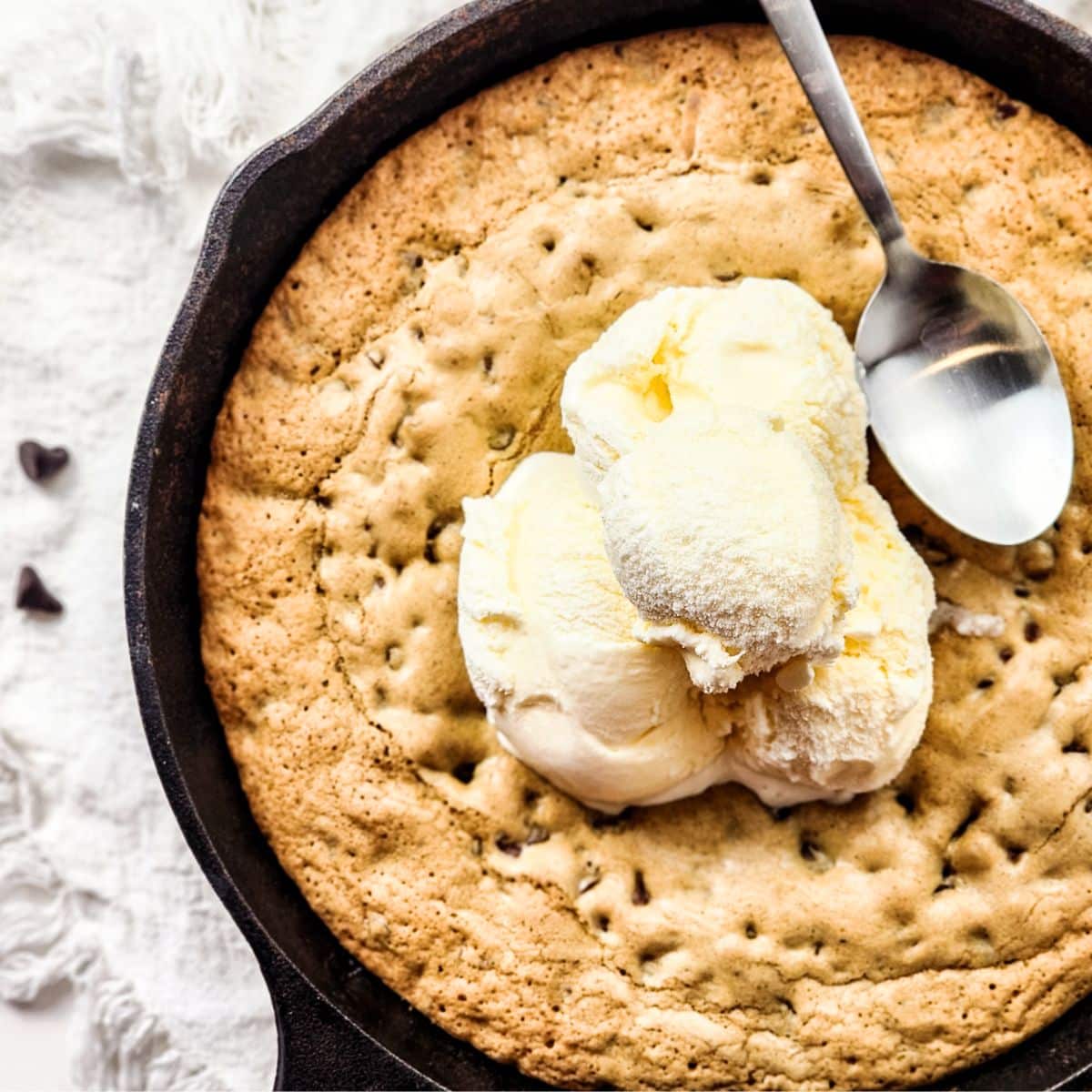 Easy GlutenFree Skillet Cookie (DairyFree) Dish by Dish