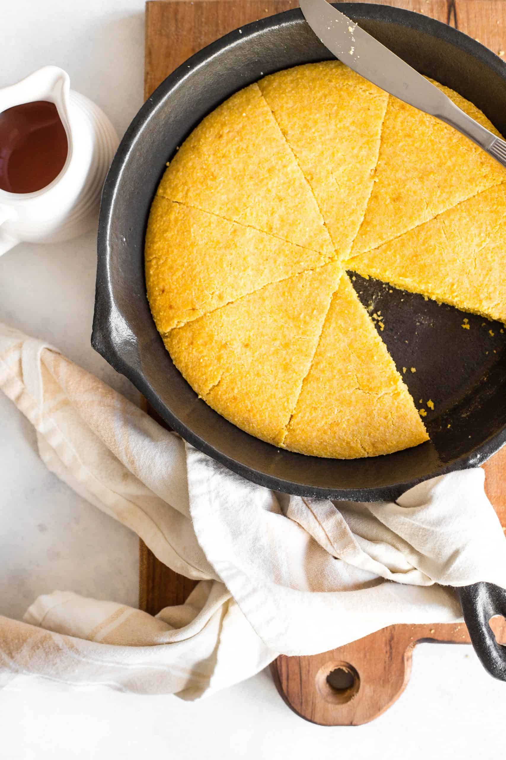 Easy Skillet Cornbread (GlutenFree, DairyFree) Dish by Dish