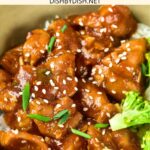 A bowl of gluten-free teriyaki chicken with broccoli