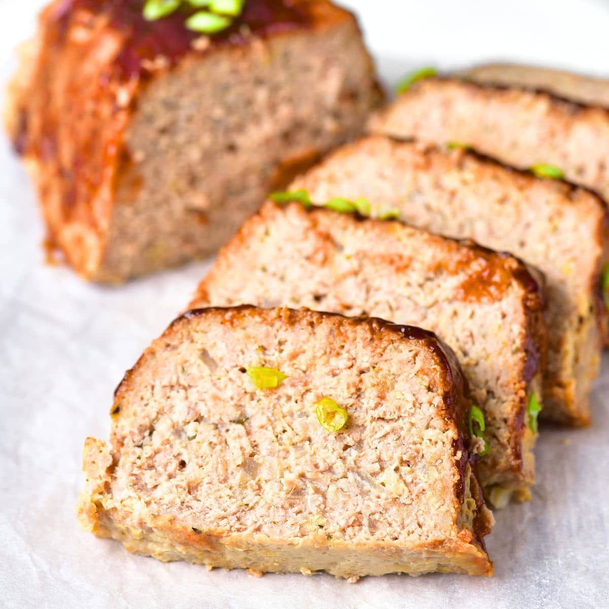 Sliced gluten-free turkey meatloaf