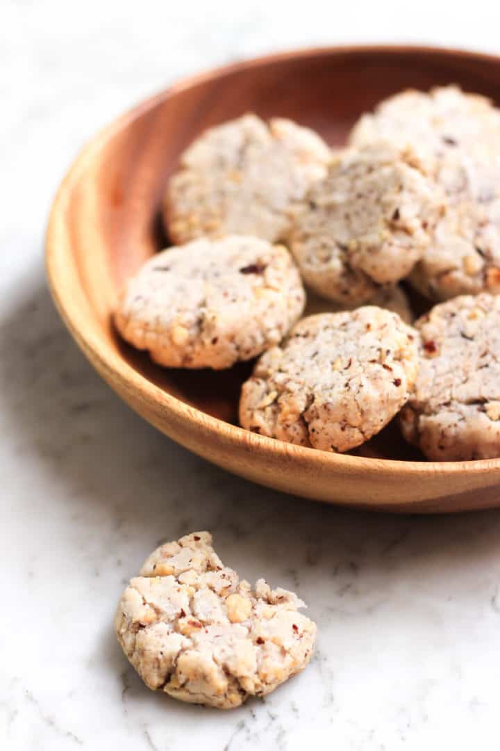 Hazelnut Cookies Recipe (Egg-free, Dairy-free)