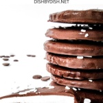 A stack of homemade peppermint patties