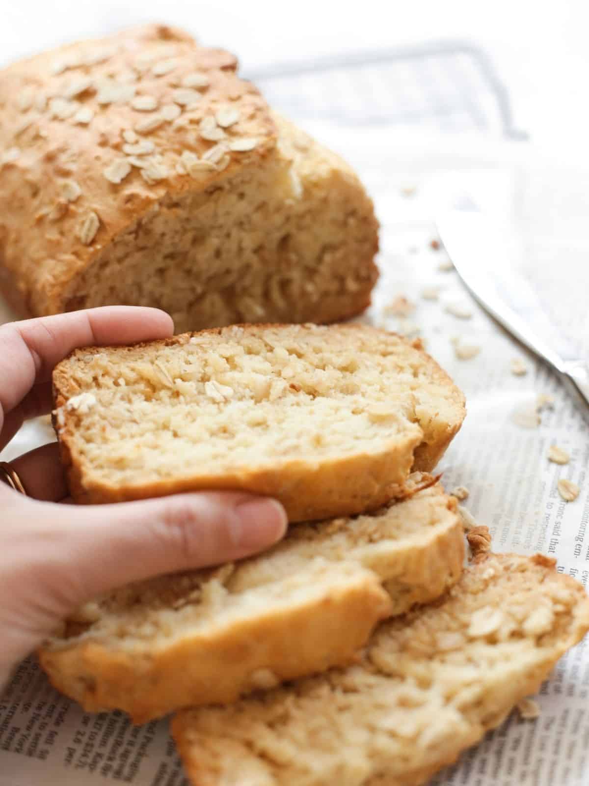 Easy Honey Oat Bread!