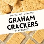 Collage of images of graham crackers.