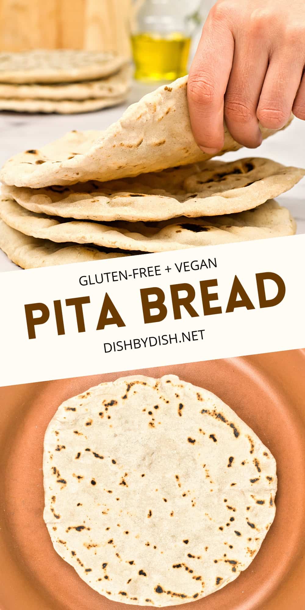GlutenFree Pita Bread Recipe (DairyFree, Vegan) Dish by Dish