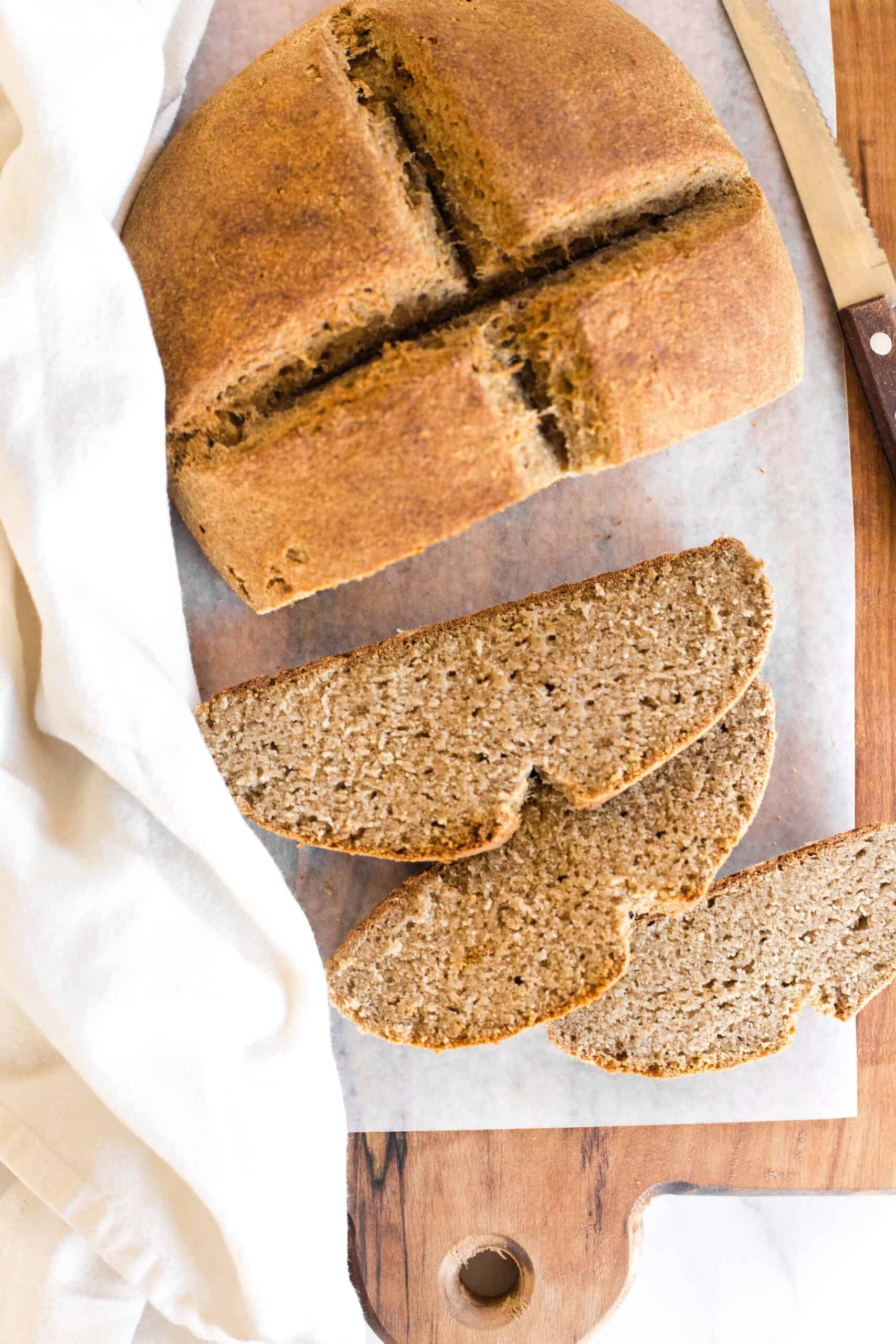 GlutenFree Irish Brown Bread (DairyFree, Vegan) Dish by Dish
