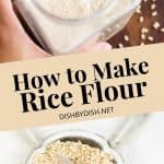 Vertical pin for how to Make rice flour.