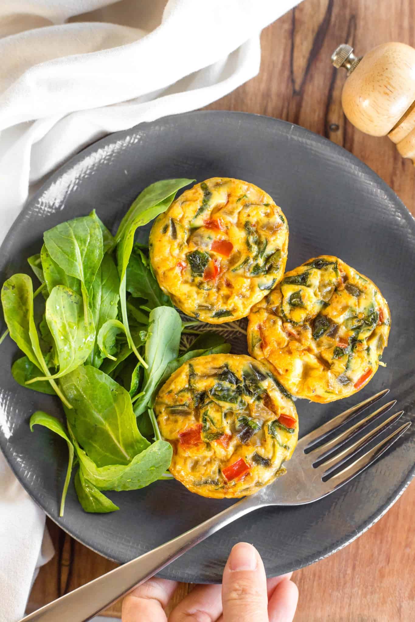 Mini Crustless Quiches (Gluten-Free, Dairy-Free) - Dish by Dish