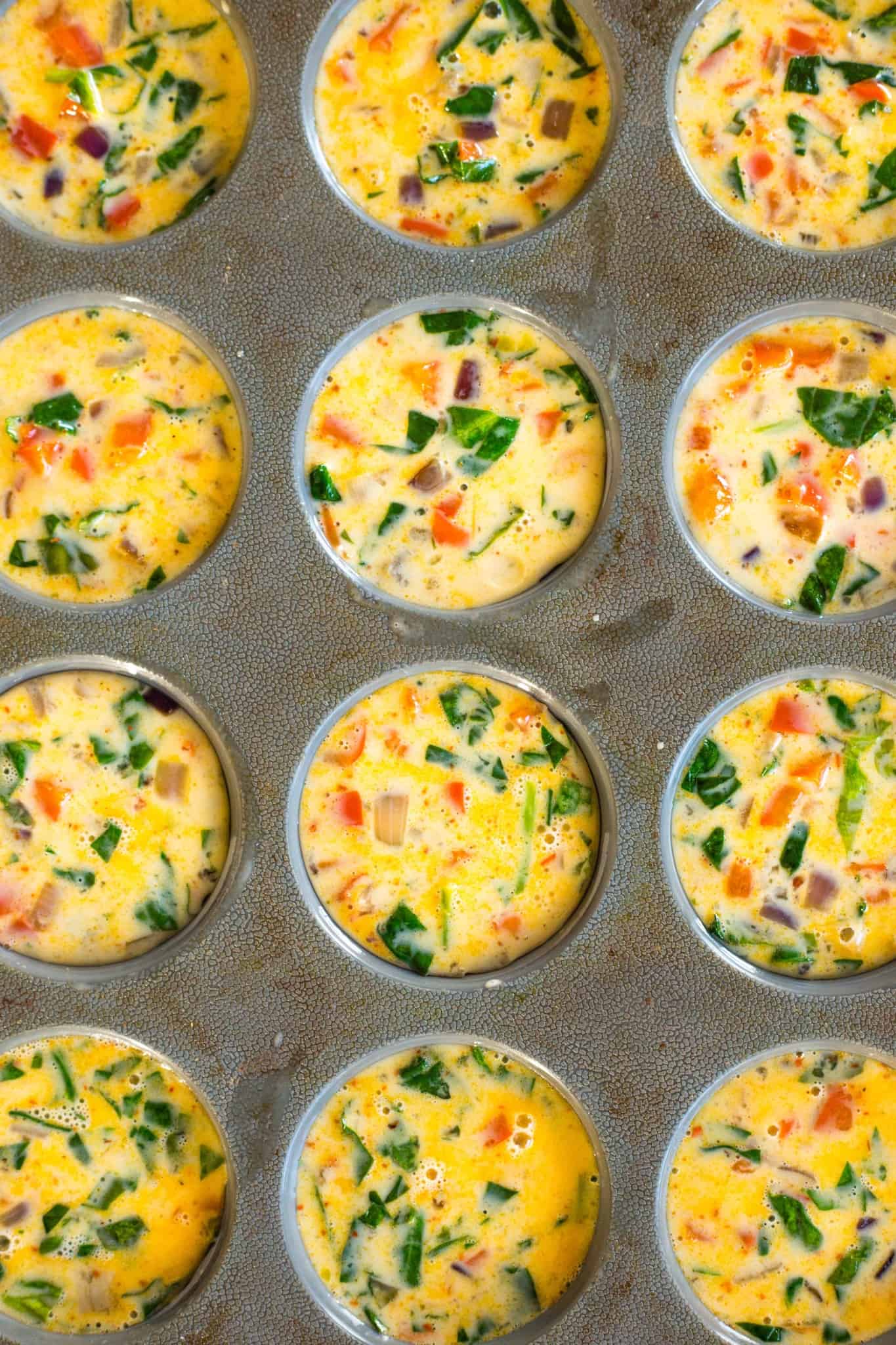 Mini Crustless Quiches (GlutenFree, DairyFree) Dish by Dish