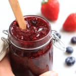 Easy Mixed Berry Jam (Gluten-Free, Vegan)