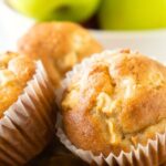 Gluten-free dairy-free apple muffins in a bowl