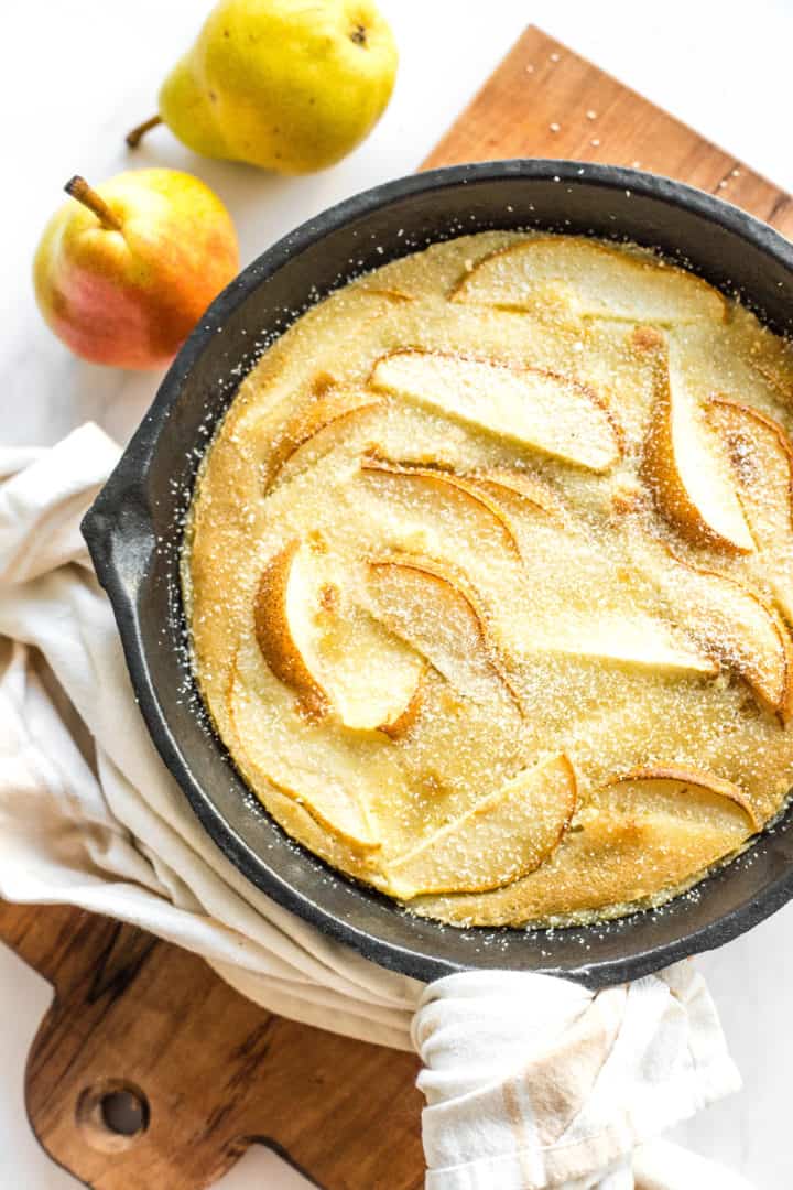 Pear Custard Pie