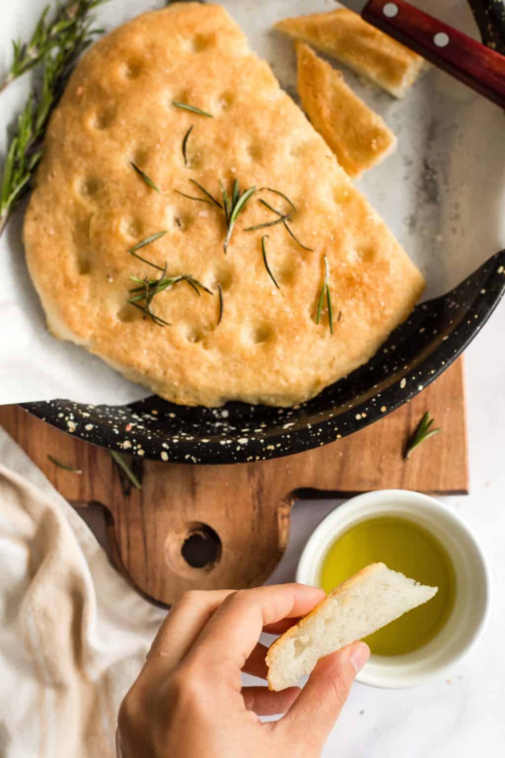 GlutenFree Focaccia Bread Recipe (DairyFree, Vegan) Dish by Dish