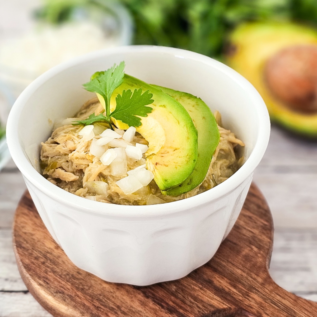 Slow Cooker Green Chili Chicken (Gluten-Free, Dairy-Free)