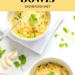 Top down view of spaghetti squash bowls