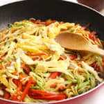 Vegetarian Zucchini Noodle Stir Fry (Gluten-free, Paleo)