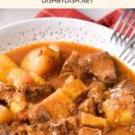 A bowl of hearty venison stew